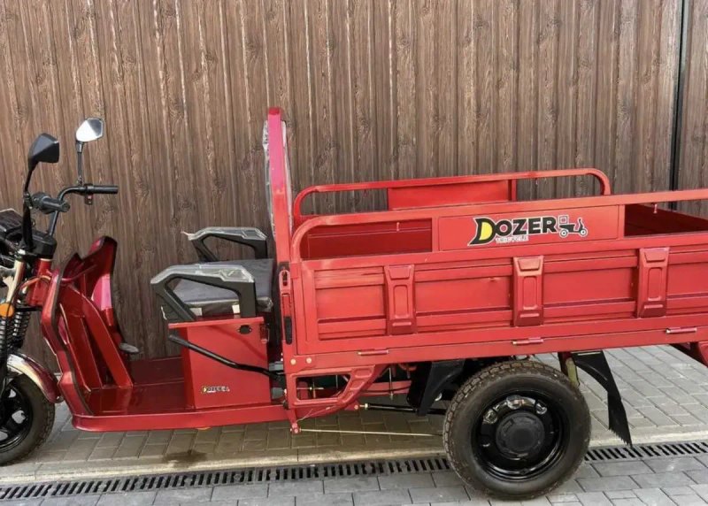 Електротрицикл DOZER Model 3E 1500W — вантажопідйомність до 750 кг | 60V 58Ah.Погружчик, карго — фото 3