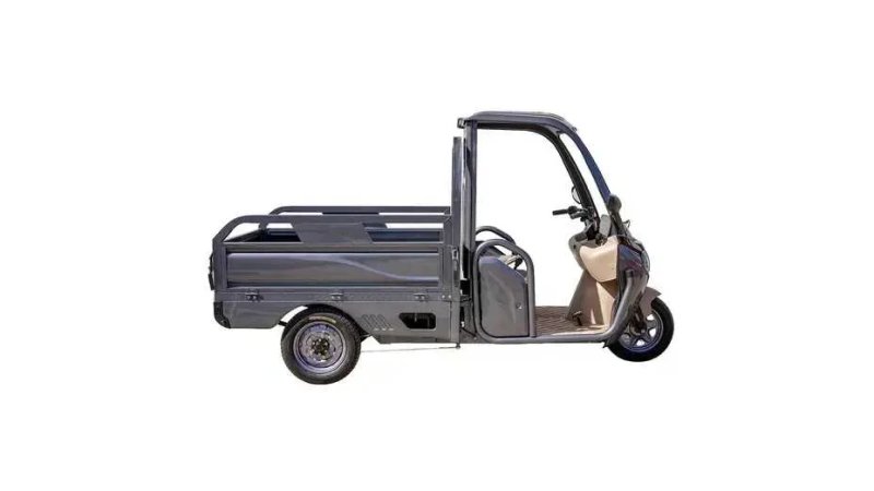 Електротрицикл вантажний FORTE DW-1200-1-3 (сірий) Компактний! Дах! Кредитування! — фото 4