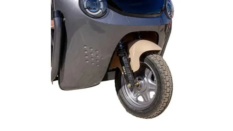Електротрицикл вантажний FORTE DW-1200-1-3 (сірий) Компактний! Дах! Кредитування! — фото 5