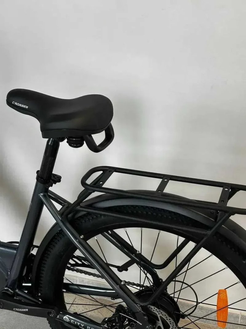 Електровелосипед Crosser E-City Pro 26" 48V/500W/10.4Ah 2026 - Темно-сірий — фото 3