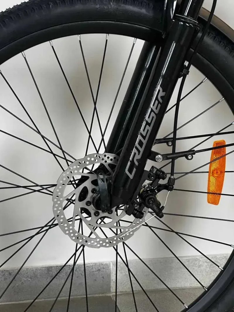 Електровелосипед Crosser E-City Pro 26" 48V/500W/10.4Ah 2026 - Темно-сірий — фото 6