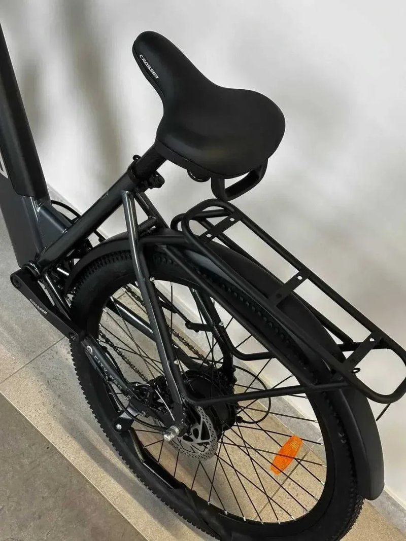 Електровелосипед Crosser E-City Pro 26" 48V/500W/10.4Ah 2026 - Темно-сірий — фото 8