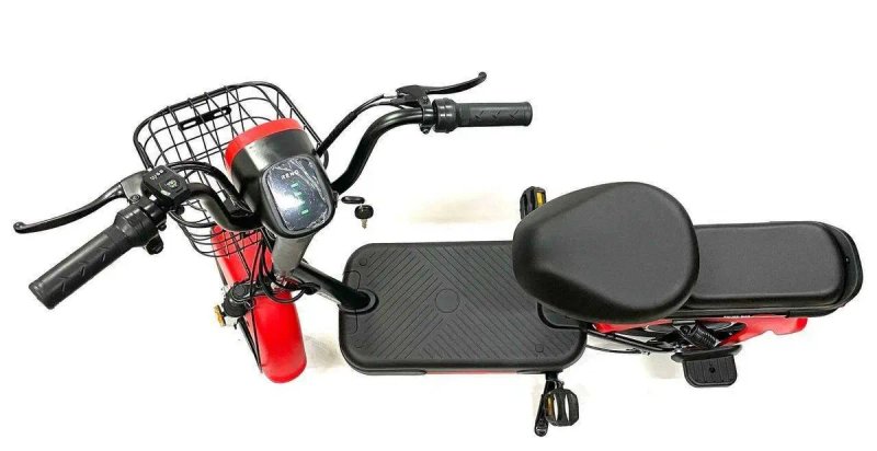 Електровелосипед Crosser Mini мотор 450W, 48V 12AH (4шт АКБ) Червоний — фото 3