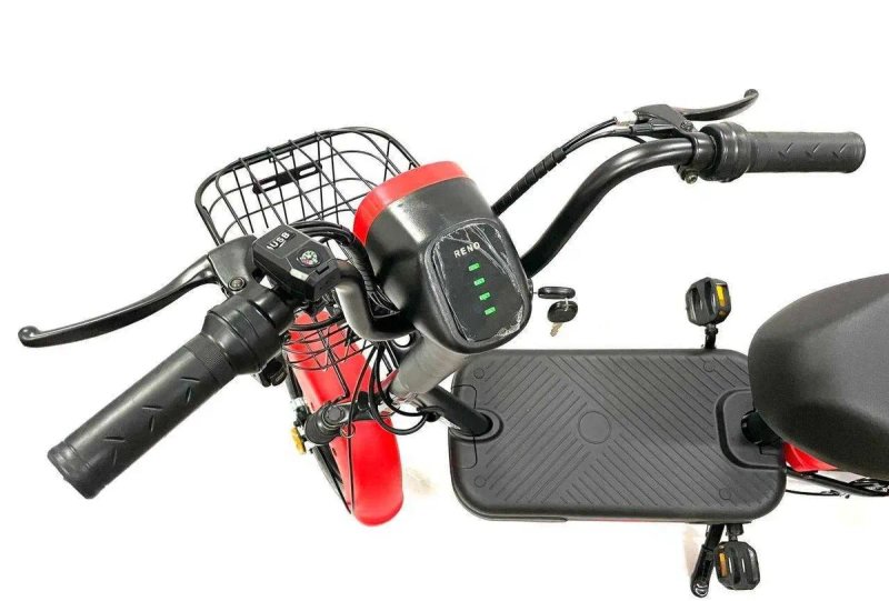 Електровелосипед Crosser Mini мотор 450W, 48V 12AH (4шт АКБ) Червоний — фото 5