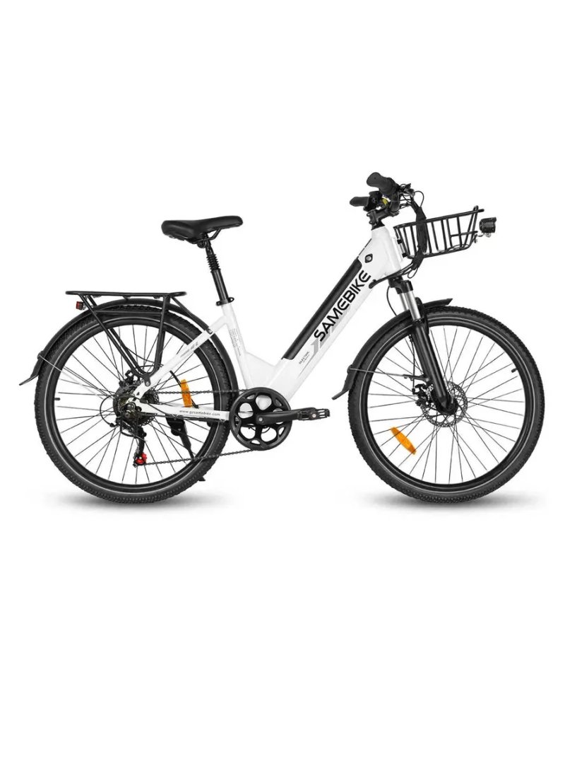 Електровелосипед SAMEBIKE RS-A01PRO-T 500W | 15Ah | хід до 110км | швидкість до 40 км/код фетбайк білий новий зі складу гарантія 6міс электровелосипед — фото 2