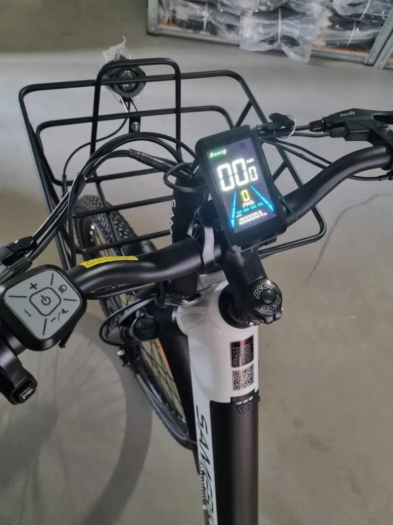 Електровелосипед SAMEBIKE RS-A01PRO-T 500W | 15Ah | хід до 110км | швидкість до 40 км/код фетбайк білий новий зі складу гарантія 6міс электровелосипед — фото 4
