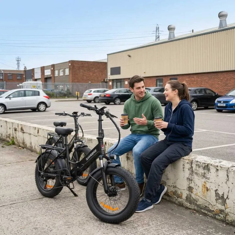 Електровелосипед складний SAMEBIKE LOTDM20 750W | 13Ah | хід до 90км | швидкість до 40 км/год фетбайк новий зі складу гарантія 6 місяців фетбайк — фото 8