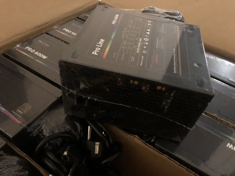 Блок живлення (ATX 600W) для геймерських ПК, Pro Line ОЕМ (80 PLUS) — фото 3