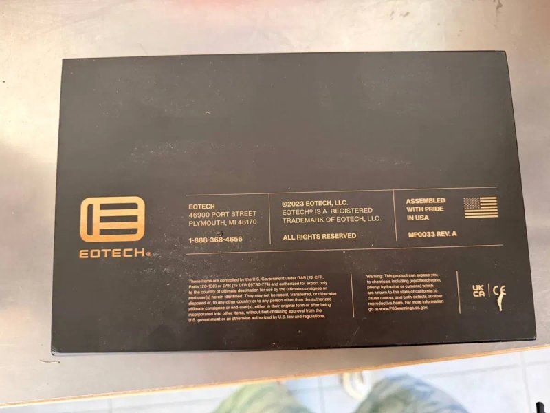 EOtech HHS™ VIII TAN EXPS3-0 + G33® 3x MAGNIFIER IN TAN комбо набір новий оригінал коліматор еотек новий тан з США в наявності в Києві — фото 4