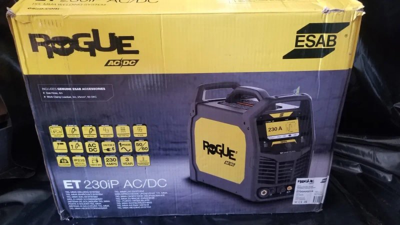 Esab Rogue ET 230iP AC/DC TIG Зварювальний апарат. Оригінал. Гарантія. — фото 3