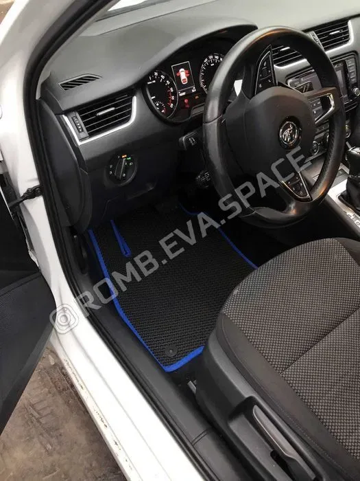 EVA килимки Шкода Октавія А 4 5 6 7 Тур Фабія 1 2 3 СуперБ ЕВА авто коврики в салон — фото 3