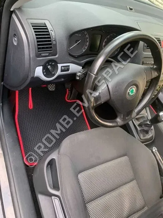 EVA килимки Шкода Октавія А 4 5 6 7 Тур Фабія 1 2 3 СуперБ ЕВА авто коврики в салон — фото 8