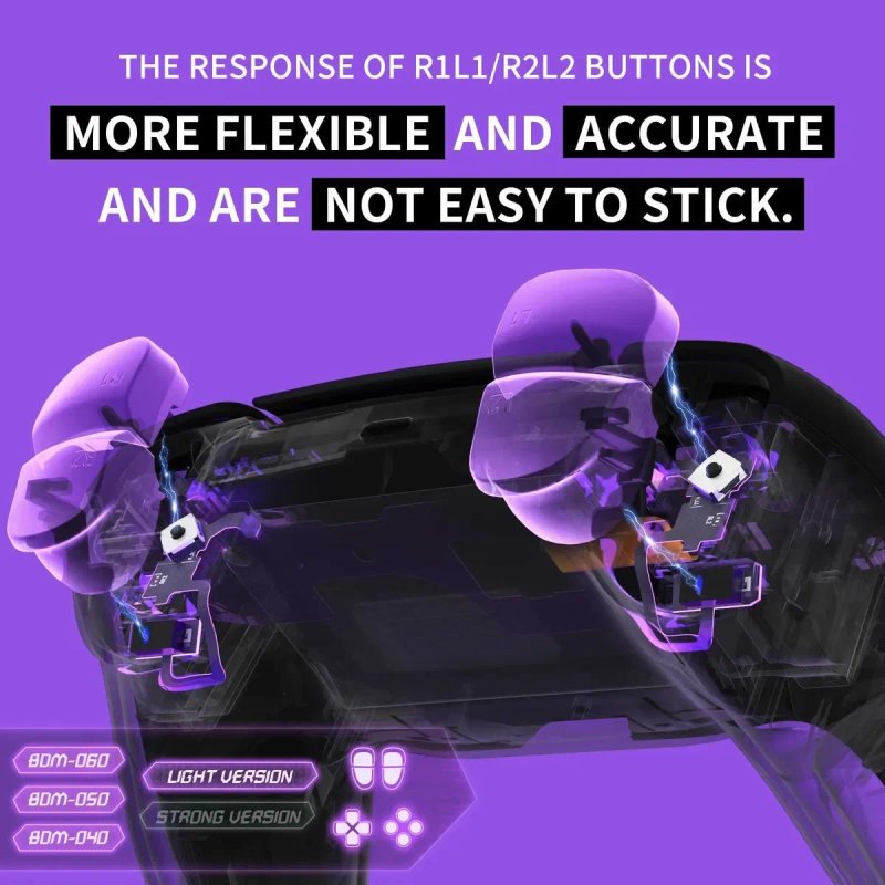 eXtremeRate Clicky Kit V2 for PS5 BDM-v4-6 Повний сет, Ремонт, Заміна — фото 5