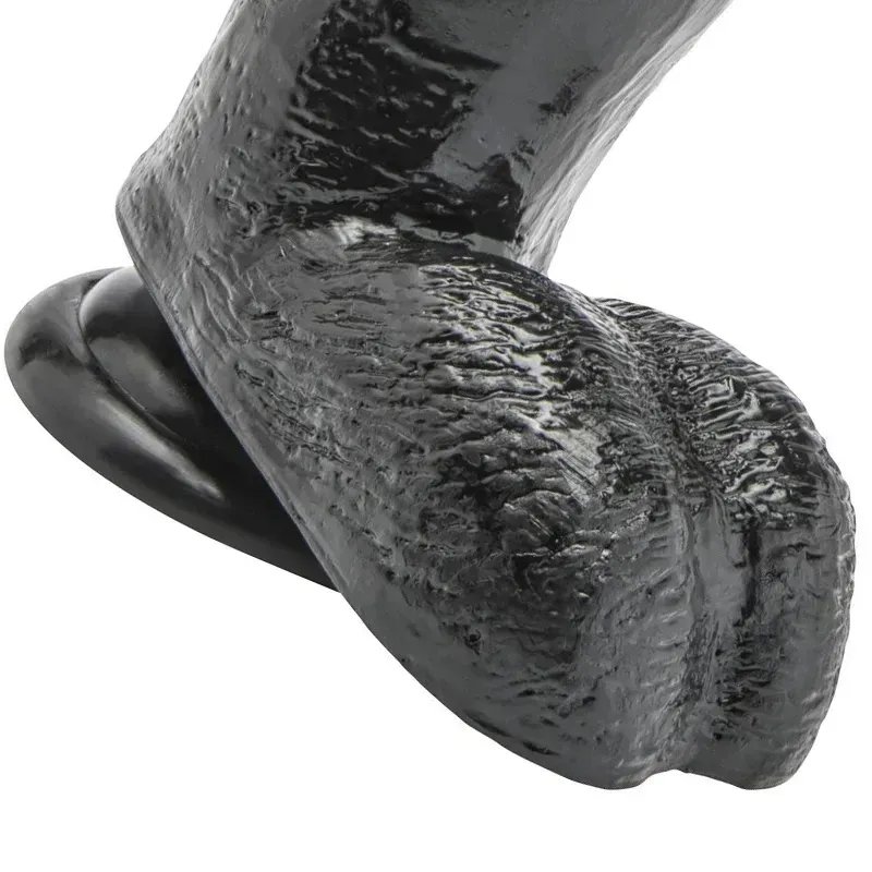 Фалоімітатор на присосці ToyJoyl 10 Inch Dildo чорний 25,5 см — фото 3