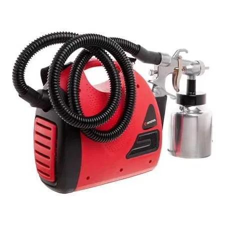 Фарбопульт електричний HVLP, 0,6 кВт, 450-550 мл/хв,форсунка 1,8 мм, бачок 1000 мл, 0,14-0,70 бар INTERTOOL DT-5060 — фото 3