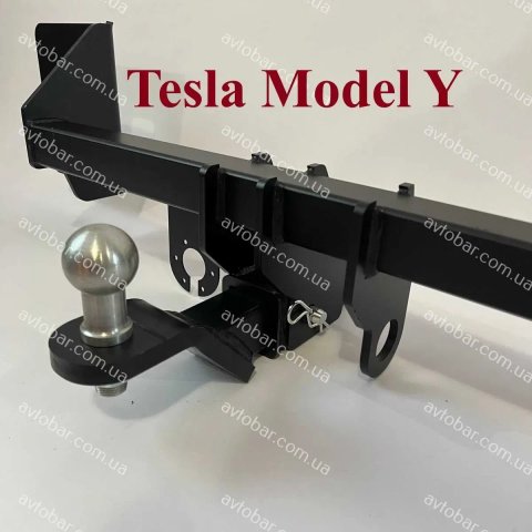 Фаркоп Tesla Model Y (2019-2024). Прицепний пристрій . Під квадрат.