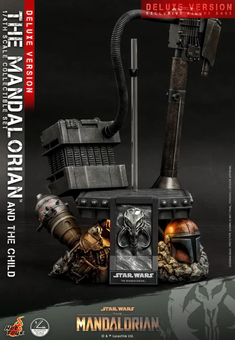 Фигурка 1/4 HOT TOYS QS 16 THE MANDALORIAN & THE CHILD делюкс версия. Star wars — фото 8