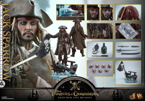 Фигурка 1/6 hot toys dx 15 POTC DMTNT – JACK SPARROW