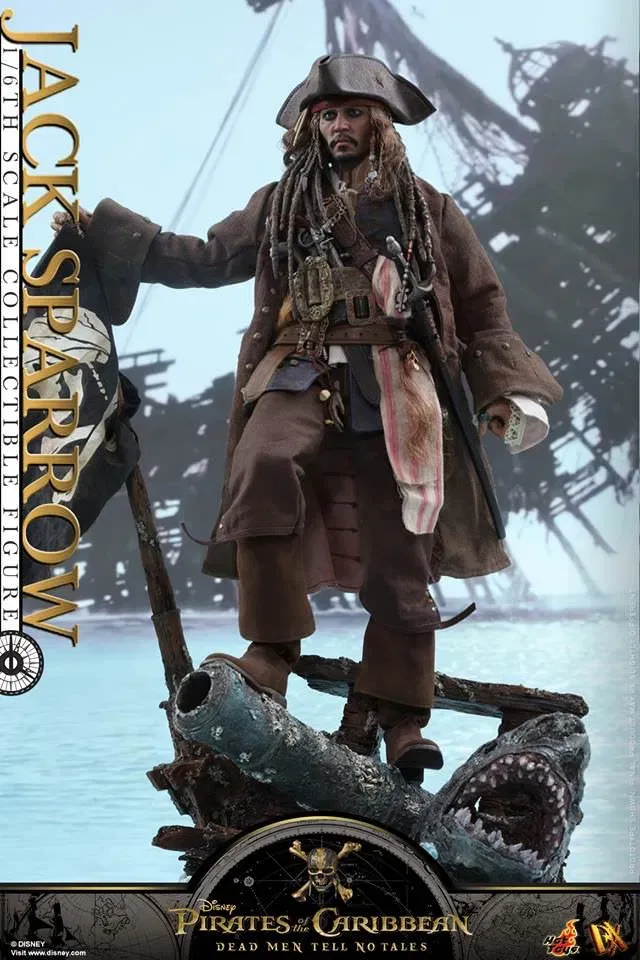 Фигурка 1/6 hot toys dx 15 POTC DMTNT – JACK SPARROW — фото 2