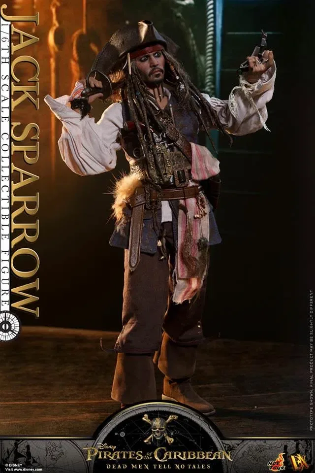 Фигурка 1/6 hot toys dx 15 POTC DMTNT – JACK SPARROW — фото 3