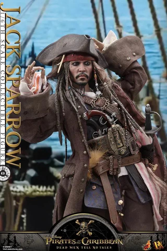 Фигурка 1/6 hot toys dx 15 POTC DMTNT – JACK SPARROW — фото 5