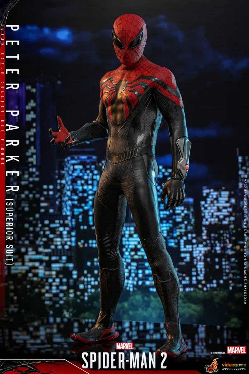 Фигурка 1/6 hot toys vgm61 SPIDER-MAN 2 – PETER PARKER (SUPERIOR SUIT) — фото 5