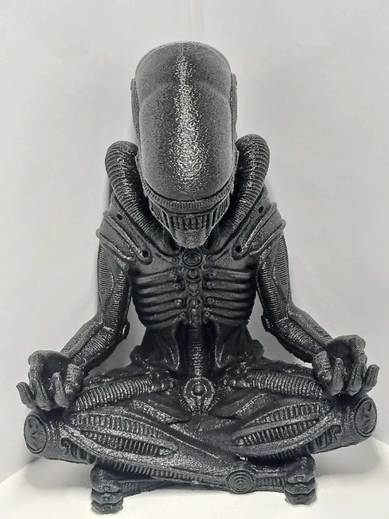 Фігурка чужий (Alien) у позі медитації, 15 см, колекційна модель/статуетка Alien/чужой/чужий — фото 2