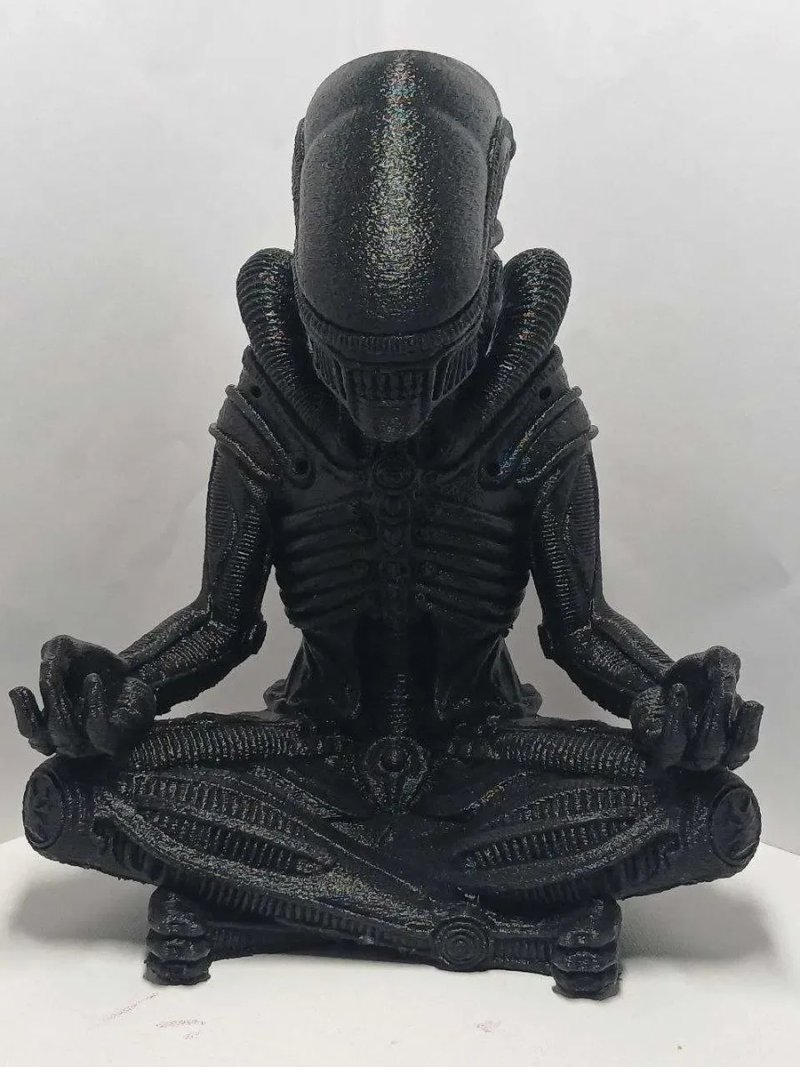 Фігурка чужий (Alien) у позі медитації, 15 см, колекційна модель/статуетка Alien/чужой/чужий — фото 3