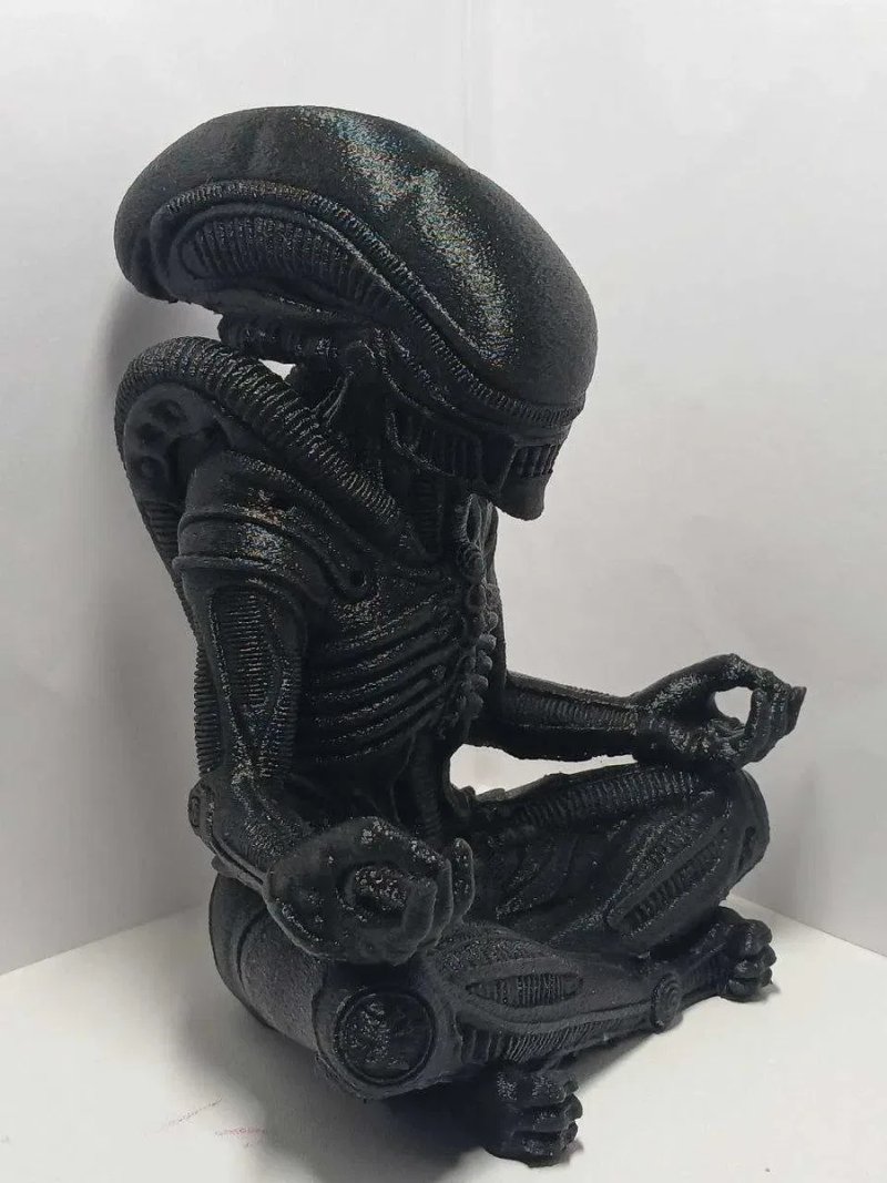 Фігурка чужий (Alien) у позі медитації, 15 см, колекційна модель/статуетка Alien/чужой/чужий — фото 4