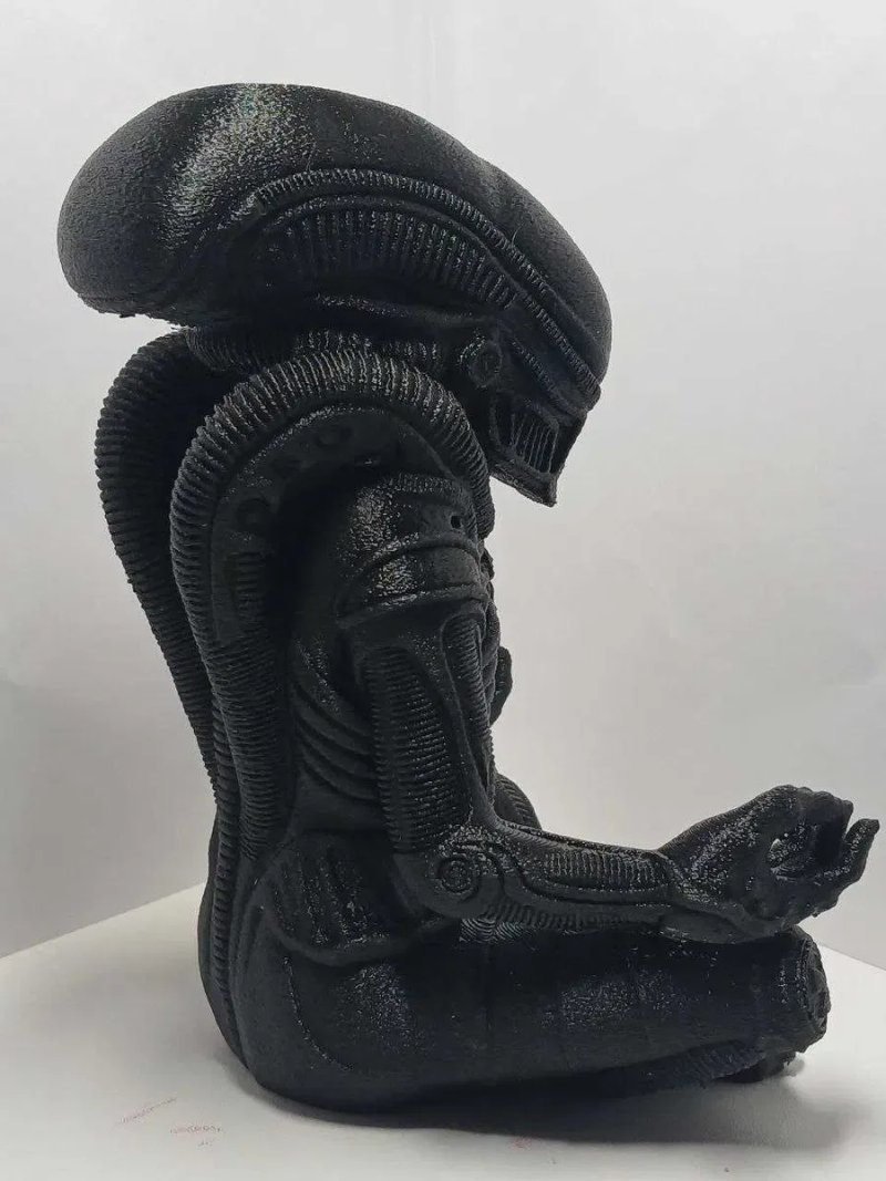 Фігурка чужий (Alien) у позі медитації, 15 см, колекційна модель/статуетка Alien/чужой/чужий — фото 5