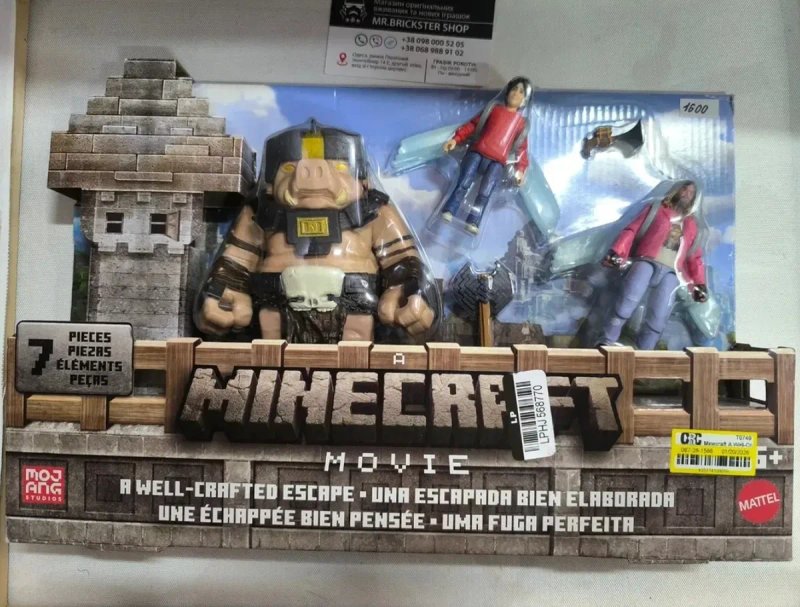 Фигурки Minecraft Майнкрафт фігурки крипер лего Стив Алекс зомби голем скелет житель паук варден свинка корова санта слизь эндермен овца оцелот — фото 4