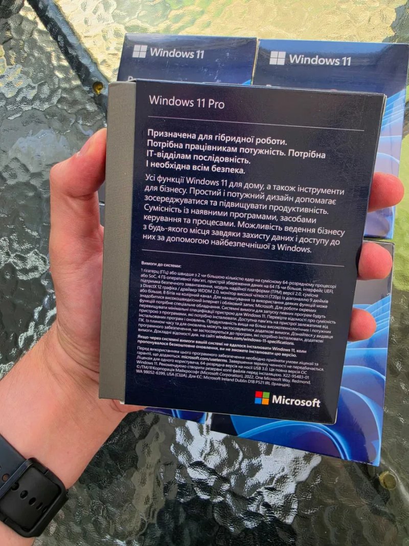 Фізична Windows 11 Pro BOX USB HAV-00195 українська • фізична коробка, флешка, ключ • ліцензія FPP Retail OEM MAK ключ Віндовс 11 Про Виндовс 11 Про — фото 2