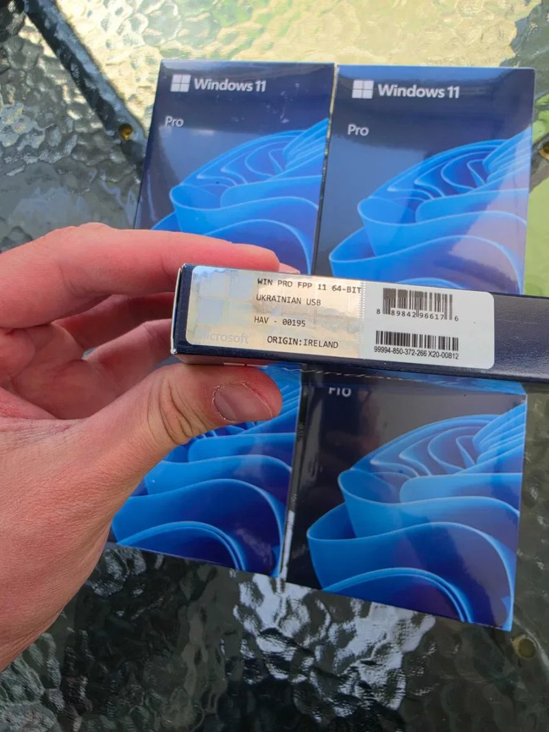 Фізична Windows 11 Pro BOX USB HAV-00195 українська • фізична коробка, флешка, ключ • ліцензія FPP Retail OEM MAK ключ Віндовс 11 Про Виндовс 11 Про — фото 3