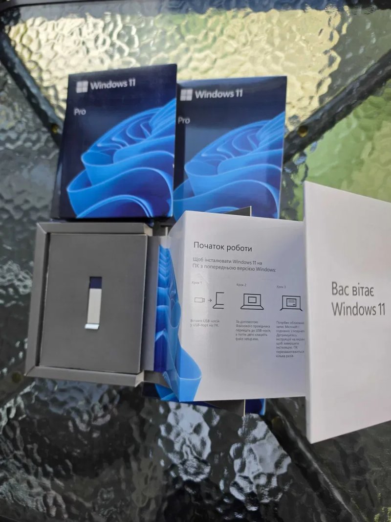 Фізична Windows 11 Pro BOX USB HAV-00195 українська • фізична коробка, флешка, ключ • ліцензія FPP Retail OEM MAK ключ Віндовс 11 Про Виндовс 11 Про — фото 4