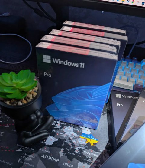 Фізична Windows 11 Pro HAV-00195 Боксова Ліцензія Віндовс | USB флешка + Ключ HAV-00195 Флешка USB Box Лицензия Виндовс 11 Про Боксова
