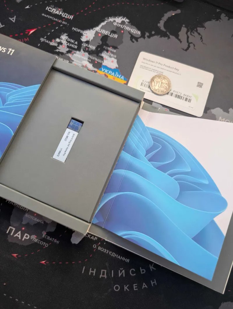 Фізична Windows 11 Pro HAV-00195 Боксова Ліцензія Віндовс | USB флешка + Ключ HAV-00195 Флешка USB Box Лицензия  Виндовс 11 Про Боксова — фото 4