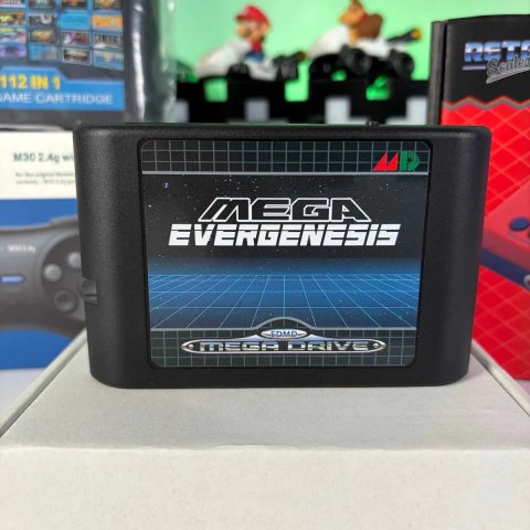Флеш Картридж Evergenesis Mega Drive Sega EDMD 4Gb 3000 in 1 Новий Евердженезіс картридж для сега мега драйв асортимент ігор дженезіс мега драйв