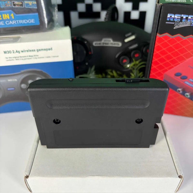 Флеш Картридж Evergenesis Mega Drive Sega EDMD 4Gb 3000 in 1 Новий Евердженезіс картридж для сега мега драйв асортимент ігор дженезіс мега драйв — фото 2