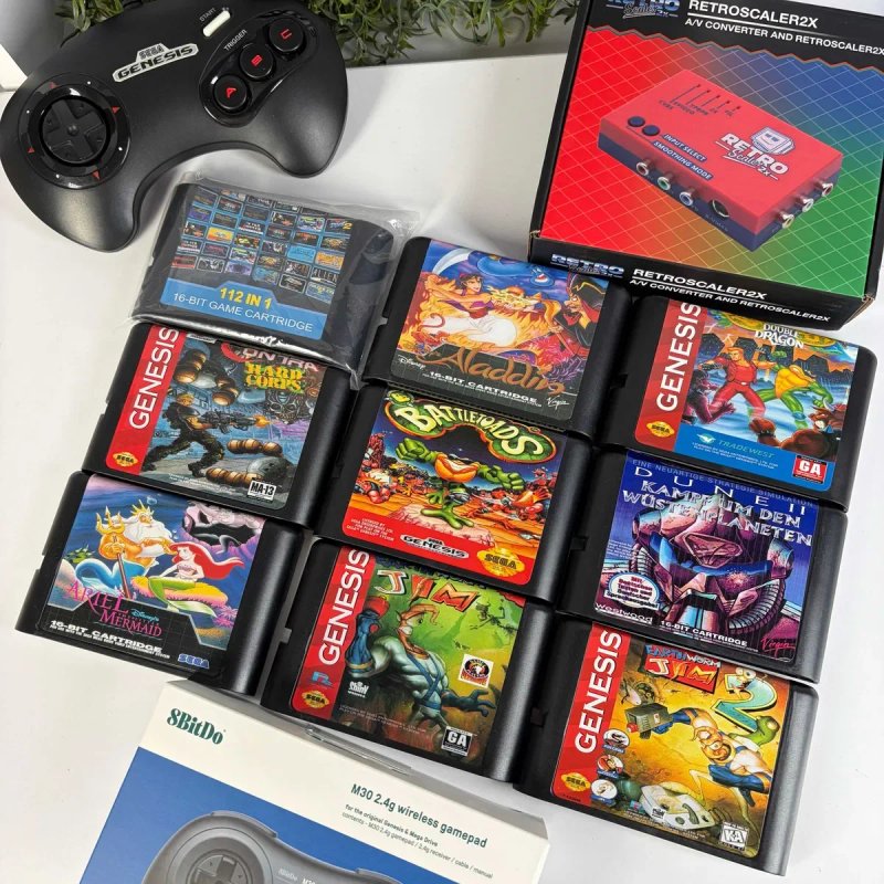 Флеш Картридж Evergenesis Mega Drive Sega EDMD 4Gb 3000 in 1 Новий Евердженезіс картридж для сега мега драйв асортимент ігор дженезіс мега драйв — фото 4