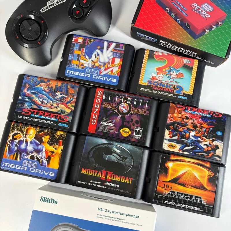 Флеш Картридж Evergenesis Mega Drive Sega EDMD 4Gb 3000 in 1 Новий Евердженезіс картридж для сега мега драйв асортимент ігор дженезіс мега драйв — фото 5