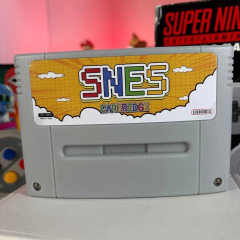 Флеш Картридж Evergenesis SNES 3000 в 1 Новий картридж нінтендо снес 3000 в 1 евергенезіс асортимент ігор на снес