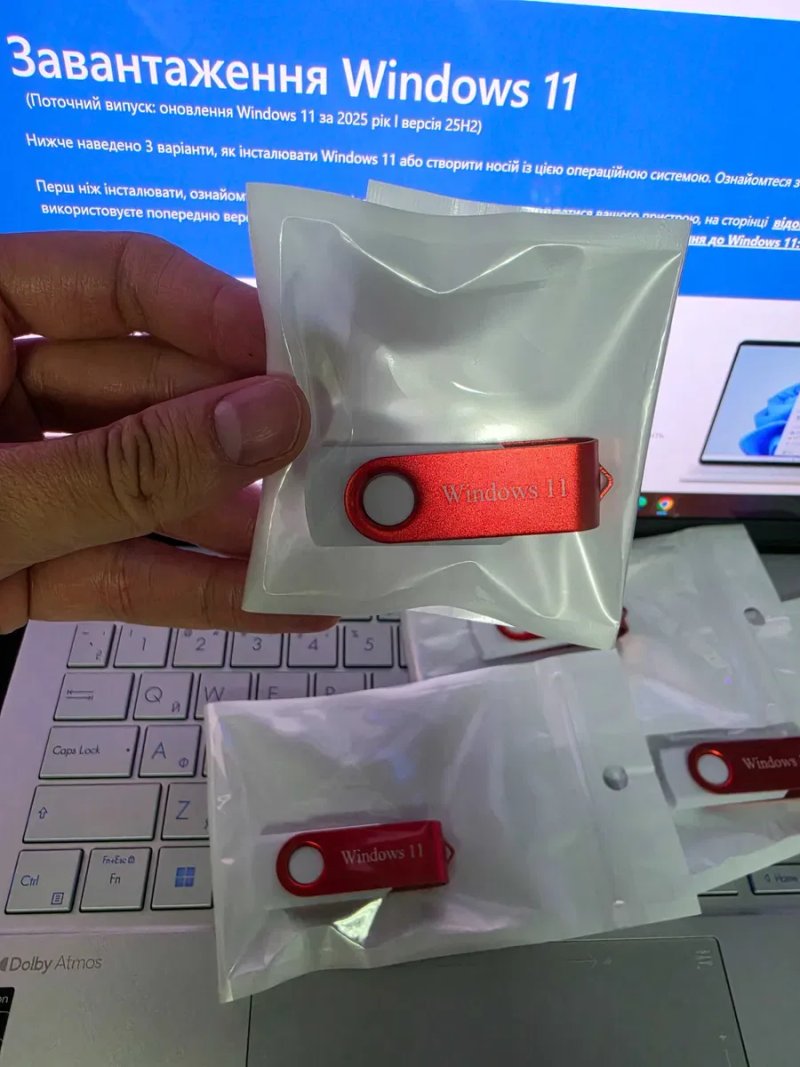 Флешка Windows 11 Pro • Віндовс 11 Про • Виндовс 11 Про — готова завантажувальна USB-флешка для встановлення, мова на вибір — фото 3