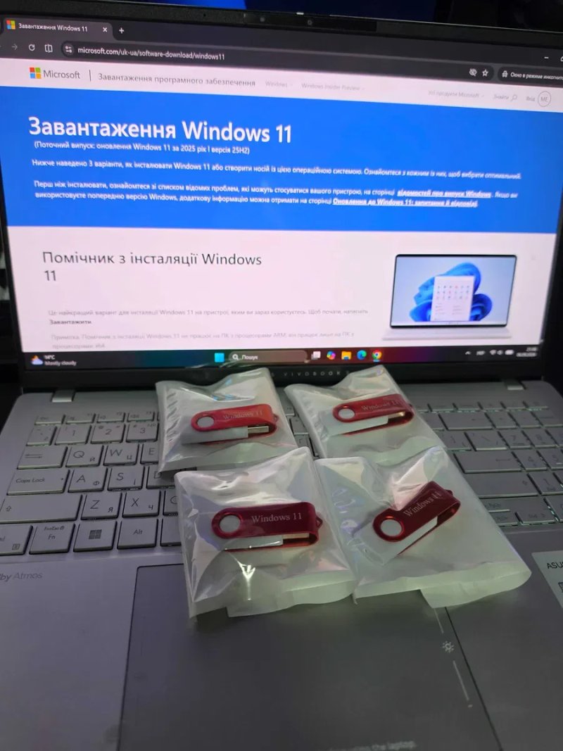 Флешка Windows 11 Pro • Віндовс 11 Про • Виндовс 11 Про — готова завантажувальна USB-флешка для встановлення, мова на вибір — фото 5