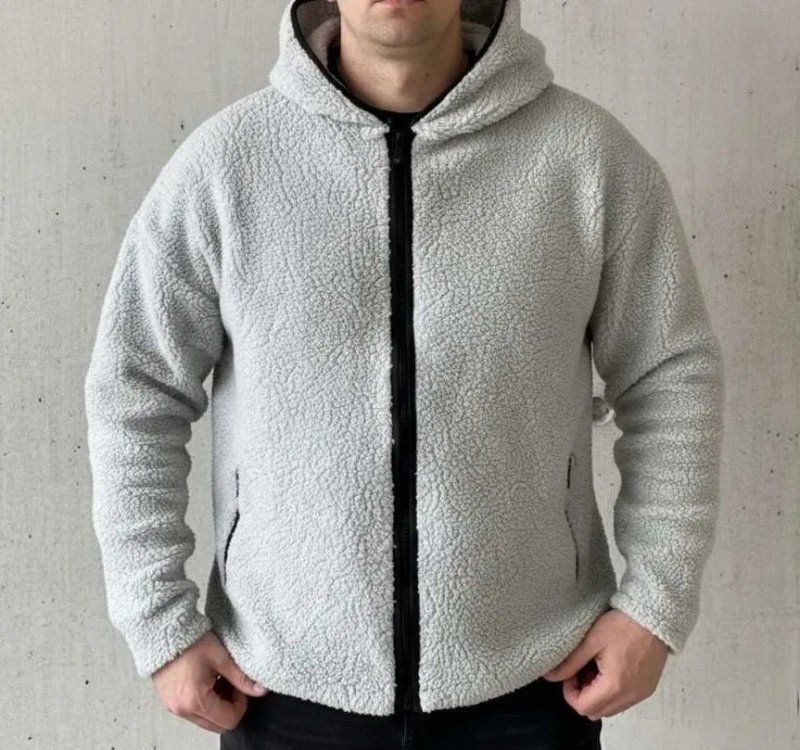 Флісова куртка-худі Sherpa Zip Hoodie — фото 3