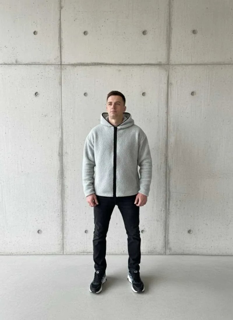 Флісова куртка-худі Sherpa Zip Hoodie — фото 4