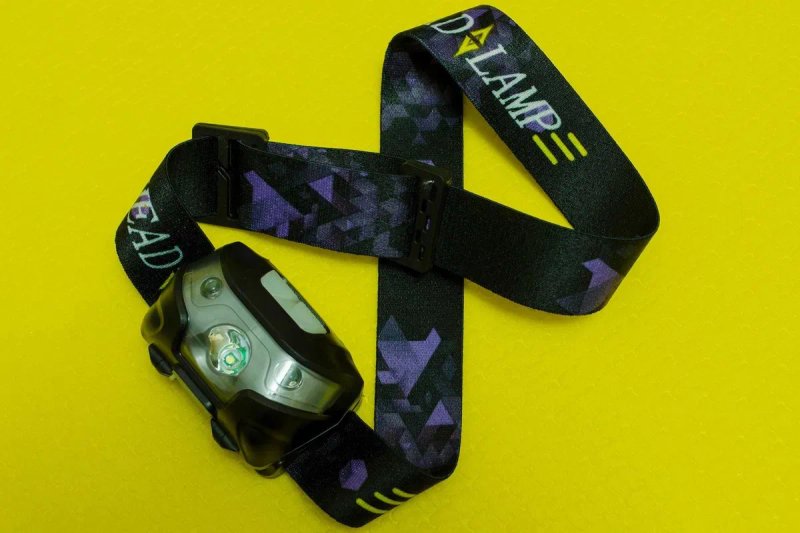Фонарь тактический красный белый свет на лобный акб usb зарядка — фото 5