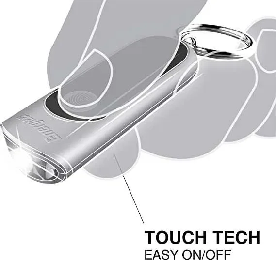 Фонарик-брелок ручной Energizer® 20лм с технологией Touch Tech , метал — фото 6