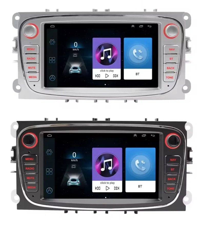 Ford Focus 2 MK2, Mondeo 9, S-Max, С-Max, Kuga Android магнітола Carplay Android Auto — фото 3