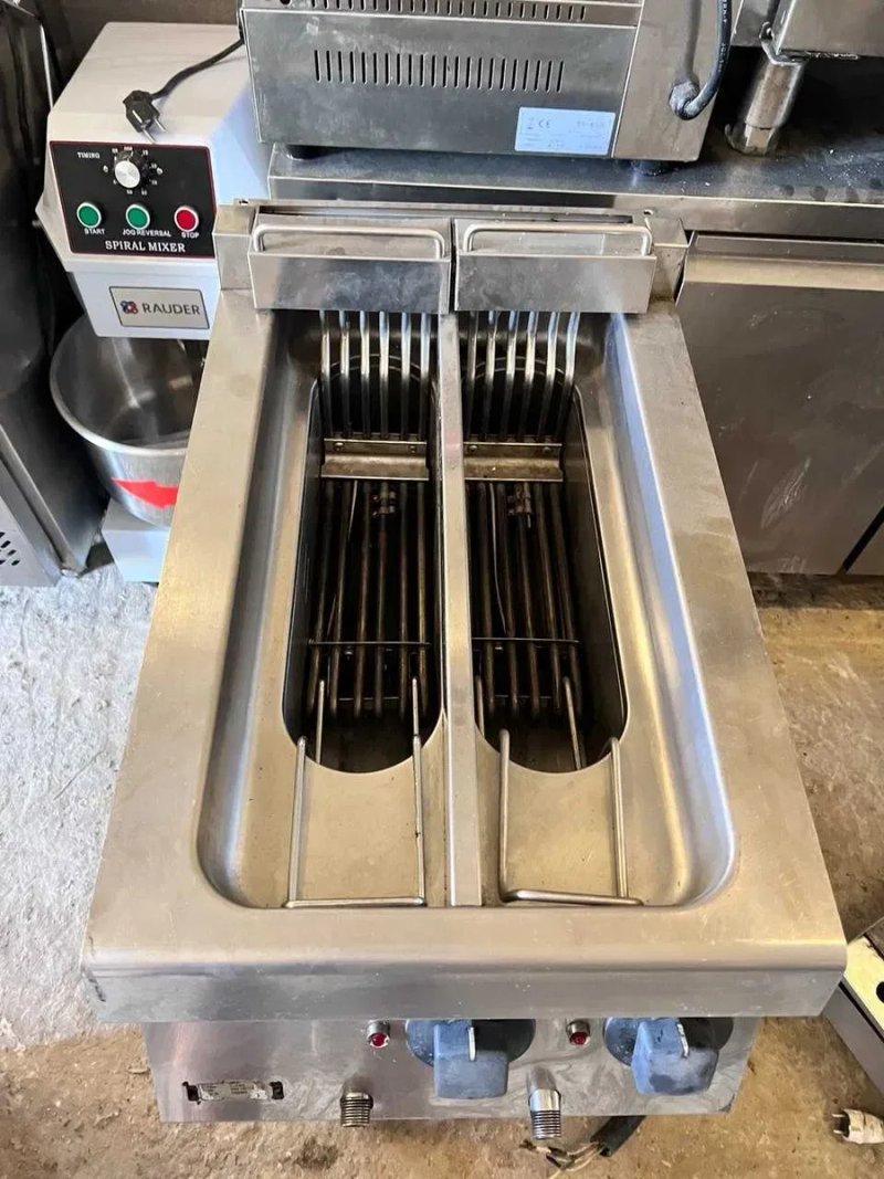 Фритюрниця електрична фритюр Zanussi для кафе ресторану — фото 3
