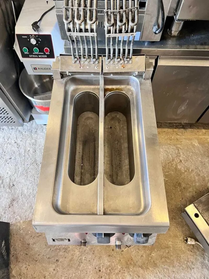 Фритюрниця електрична фритюр Zanussi для кафе ресторану — фото 6